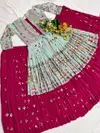 Krishi Georgette Heavy Indo Western Lehenga Wholesale Market In Surat